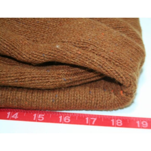 Carhartt WIP Anglistic Crewneck Sweater Mens XS Duck Brown Wool-Blend Heritage - Picture 6 of 8